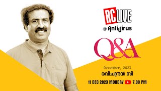 Q amp A LIVE  11 Dec2023  Ravichandran C [upl. by Sutelc128]