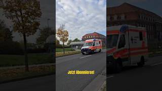 Einsatzfahrt RTW DRK BitterfeldZerbst eV RW Bitterfeld  Kurzvideo [upl. by Olodort]