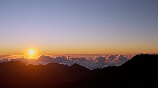 Haleakala Sunrise at the Summit and Crater 4K HDR [upl. by Gonnella637]