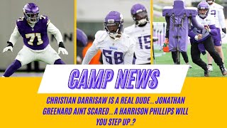 Minnesota Viking Christian Darrisaw is LEGIT Jonathan Greenard AINT SCARED Phillips STEP UP [upl. by Ativet989]