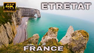 🇫🇷ETRETAT North Coast of France 2022  The cliffs and rock formations Hiking Area 4K [upl. by Asaeret]