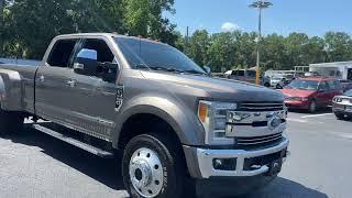 2019 Ford F450 Lariat Crew Cab Dually Brown 67l Powerstroke Turbo Diesel [upl. by Russel]