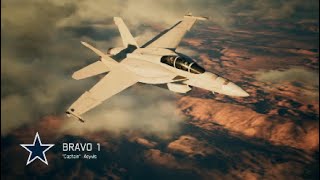 Ace Combat 7 Skies Unknown  Multiplayer Battle Royal quotUpgraded Super Hornet BFMquot [upl. by Lobiv]