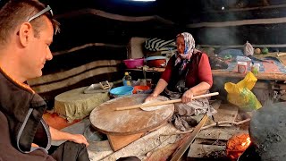 mE 7 🇹🇷 My unreal tea house camping in remote Turkey  Delicious traditional bread with cheese [upl. by Novelc]