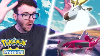 NEW POKEMON FORMS • Pokémon Presents LIVE Reaction [upl. by Htiaf]