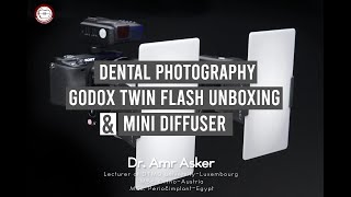 godox twin flash unboxing in dental photography and mini diffuser [upl. by Roselba264]