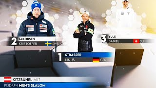 Mens Slalom  Highlights  Kitzbühel AUT  2024 [upl. by Charbonnier]