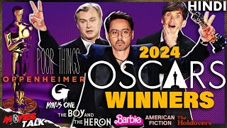 2024 The Oscars Winners amp Nominees  Oppenheimer  Poor Things  Godzilla Minus One [upl. by Meeharbi741]