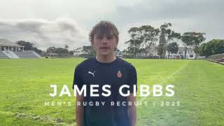 James Gibbs  USA University Mens Rugby Recruit Fall 2025 Freshman [upl. by Nossah]