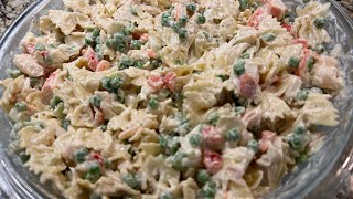 How To Make A Seafood Pasta Salad [upl. by Aicat]