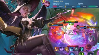 ALICE JUNGLE ITS TOO BROKEN  ALICE WIZARDRY TEACHER SHOWING NO MERCY  MOBILE LEGENDS [upl. by Mirisola]