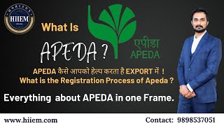 What is APEDA  How apeda works registration process Everything about apeda  By Sagar Agravat [upl. by Ahcsatan73]