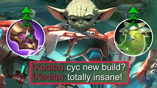 GLOBAL CYCLOPS NEW HYBRID BUILD IN SOLO RANKED🤯must try  Mobile Legends [upl. by Iffar]