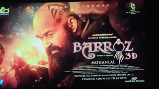 നമുക് ഒരു അഡാർ ഐറ്റം വരുനുണ്ട് മക്കളെ 😌Barroz Trailer shakes the Theatres 💥 [upl. by Aicinet854]