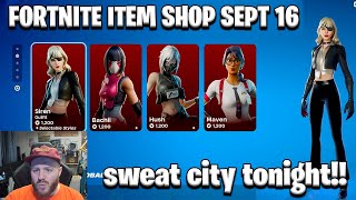 NEW FORTNITE ITEM SHOP SWEAT SKIN CENTRAL TONIGHT [upl. by Macdonald]