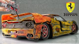 Full Restoration abandoned Ferrari F50 Restore and rebuild cars [upl. by Merwin]