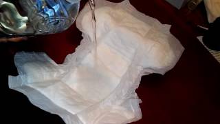 HOLDS HALF A GALLON Continuon Incontinence Overnight Pads Review [upl. by Garnes]