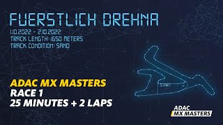 2022 Fürstlich Drehna ADAC MX Masters Race 1 [upl. by Ialda499]