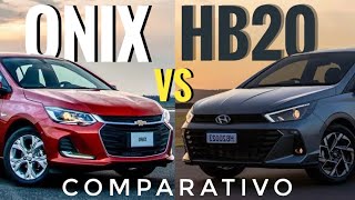 Comparativo Onix vs Novo Hb20 Qual o melhor [upl. by Elleiad271]