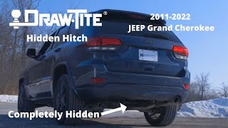 2011  2022 Jeep Grand Cherokee HIDDEN HITCH® Installation  DrawTite® 76913  2in Trailer Hitch [upl. by Ytram]