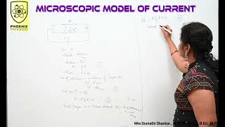 Microscopic Model of Current  12th Physics [upl. by Mace]