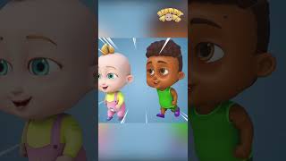 Walking Walking Hop Hop Song Part 2  Nursery Rhymes amp Kids Songs  Happy Tots [upl. by Vogel]