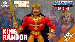 King Randor Fan Favorite mastersoftheuniverse mastersoftheuniverseorigins motu unboxing [upl. by Eelynnhoj]