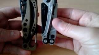 Leatherman Skeletool versus SOG Reactor Head to Head Comparison Multitool Review [upl. by Peggi228]