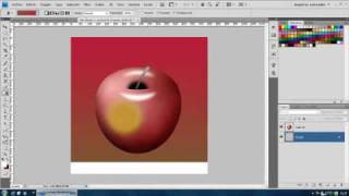 Como hacer una manzana en Photoshop [upl. by Kwabena52]