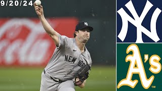 New York Yankees Highlights vs Oakland Athletics  92024 [upl. by Keri]