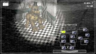 Withered Golden Freddy FNaF in Real Time Voice Lines Animated [upl. by Glogau]