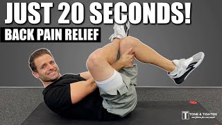 6 Exercises To Relieve Back Pain In 9 Minutes  FOLLOW ALONG [upl. by Onidranreb]