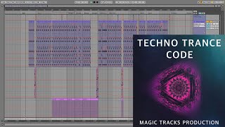 Techno Trance Code  Ableton Live Project Template Outburst Mark Sherry TechTrance Techno [upl. by Nnahtur305]