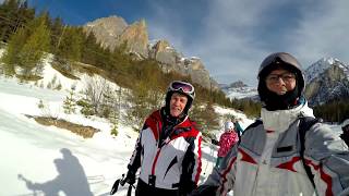 ARABBA E ALTA BADIA SKI dolomites TOUR [upl. by Lilhak126]