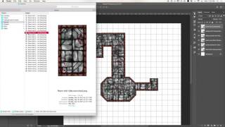 Roll20 map creation tutorial  Photoshop [upl. by Ocirled186]