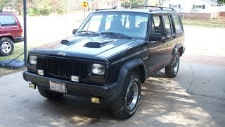 1996 Jeep Cherokee XJ 5Speed Acceleration 060  Round 2 [upl. by Blakeley521]