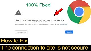 How to fix The connection to site is not secure chrome error Resolved [upl. by Ahsinroc424]