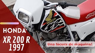 XR 200R HONDA1997Maquina Brutal [upl. by Bassett]