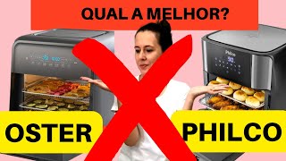 DIFERENÇAS ENTRE AS AIR FRYER OSTER E PHILCO Oster Super Fryer e Philco PFR2200P [upl. by Yenhoj]