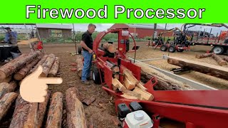 Swing Blade Sawmill Blacks Creek Firewood Processor Splitter amp Tractor Harbor Freight Sawmill [upl. by Stasny]