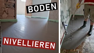 Bodenausgleichsmasse verbauen  Deckenspots angeschlossen  VLOG 13 [upl. by Adlaremse671]