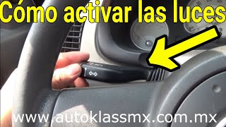 Clase 8 Como usar las luces de nuestro auto V13 aprende a manejar desde cero [upl. by Nauqahs271]