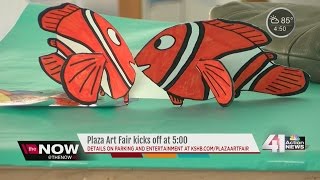 Creating art at Plaza Art Fair [upl. by Huberty]