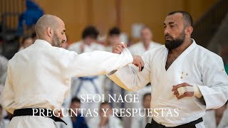 STAGE JUDO SENTMENAT 2023 SEOI NAGE ILIAS ILIADIS  ICHIBAN PREGUNTAS RESPUESTAS [upl. by Arhna290]