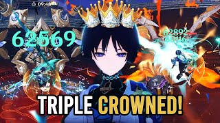 My first Triple Crown Character is WANDERER  Genshin Impact [upl. by Melliw]