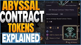 Abyssal Contracts amp Tokens Explained  Where To Get  How To Use  Throne amp Liberty [upl. by Anaujnas]