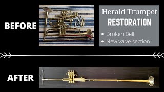 Buffing Lacquering and Completing the Herald Trumpet Restoration 8 [upl. by Sset693]