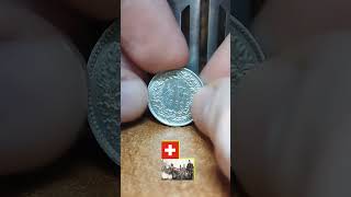 ½ Franc Helvetia standing silver  Switzerland 1848date  1962  Silver coin shortsvideo [upl. by Faline]