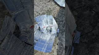 Solar cooker ready to cook solarcooking solarcooker [upl. by Naveb]