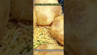 Kolkata FAMOUS Chhangani Pappi Maharaj Breakfast 🔥 trending streetfood food breakfast [upl. by Imij]